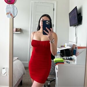 Princess Polly Penney Mini Red Dress